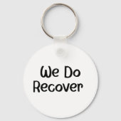 Custom Sobriety Recovery Milestone Gift - Vleugels Sleutelhanger (Achterkant)