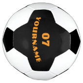 Custom Soccer Ball – Add Your Text Here Voetbal (Gedraaid)