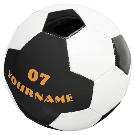 Custom Soccer Ball – Add Your Text Here Voetbal (Drie kwart)