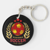 Custom Soccer Logo Sleutelhanger (Achterkant)