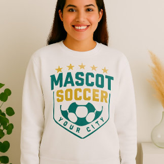 Custom Soccer Team Logo – Shield Design met sterre Trui