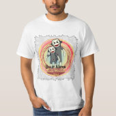 Custom Sock Monkey Dad T-shirt (Voorkant)