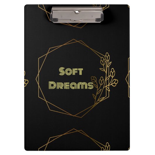 Custom Soft Dreams Clipboards leuk briefpapier Klembord (Voorkant)