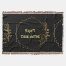 Custom Soft Dreams Tekstnaam lichtgele tekst