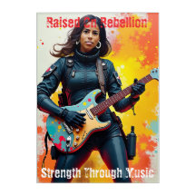 Custom Soldier Girl Gitarist Art Inspirerend