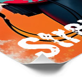 Custom Soldier Girl Gitarist Art Inspirerend Perfect Poster (Hoek)