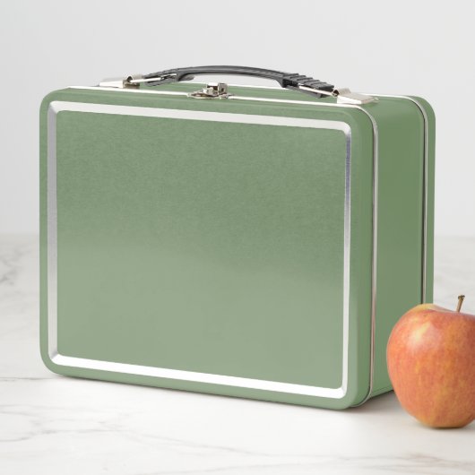 Custom Solid Green Lunchbox – Slank en functioneel (In situ)