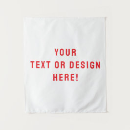 Custom Solid White Tapestry – Gepersonaliseerd voo Wandkleed