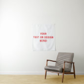 Custom Solid White Tapestry – Gepersonaliseerd voo Wandkleed (In situ)