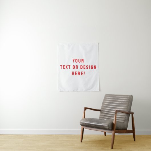 Custom Solid White Tapestry – Gepersonaliseerd voo Wandkleed (In situ)
