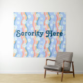 Custom Sorority House Tapestry Wanddecoratie Wandkleed (In Situ (horizontaal))