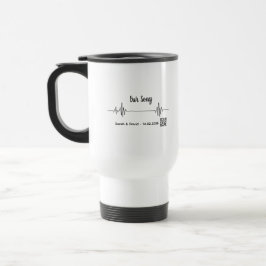 Custom Soundwave Song Code Mug-Personalized Voice  Reisbeker