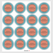 Custom Southwest Style Jar Box Tin Label Set (Vel)