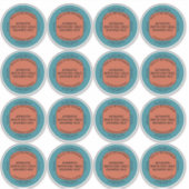 Custom Southwest Style Jar Box Tin Label Set (Voorkant)