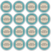 Custom Southwestern Style Jar Box Tin Label Set (Voorkant)