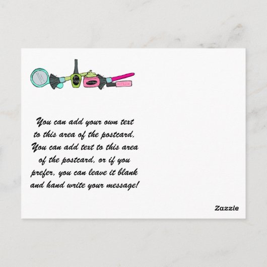 Custom Spa Party Verjaardag Bedankt Briefkaart (Achterkant)