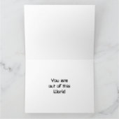 Custom Spaceman Astronaut Cosmic Vaderdag Kaart (Binnen)