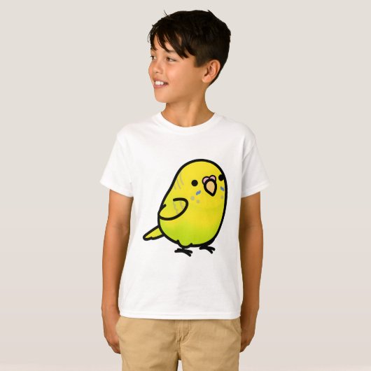 CUSTOM Sparky de Chubby Budgie T-shirt (Voorkant volledig)
