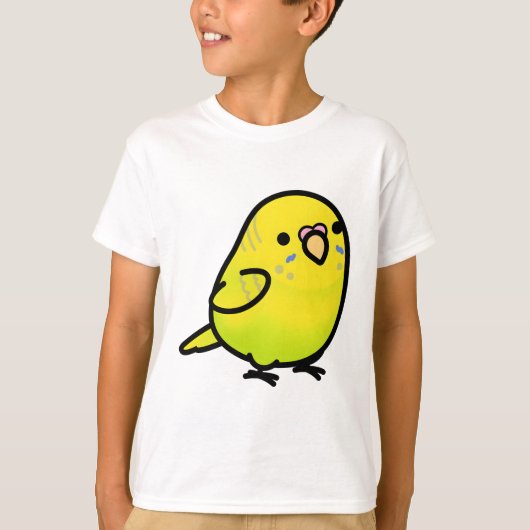 CUSTOM Sparky de Chubby Budgie T-shirt (Voorkant)