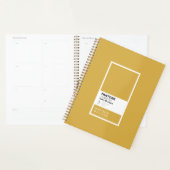 Custom Spicy Mustard Notitieboek | Gepersonaliseer (Display)