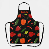 Custom Spicy Peppers  Schort (Voorkant)