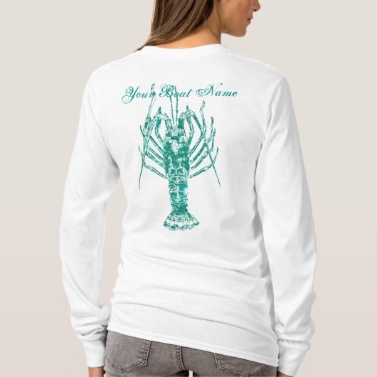 Custom Spiny Florida Lobster Shirt (Achterkant)