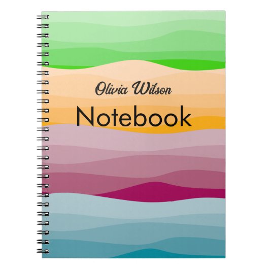 Custom Spiral Notitieboek – gepersonaliseerd tijds (Voorkant)