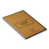 Custom Spiral Notitieboek met Naam & Zakelijke Log (Rechterzijde)