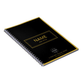 Custom Spiral Notitieboek met Naam & Zakelijke Log