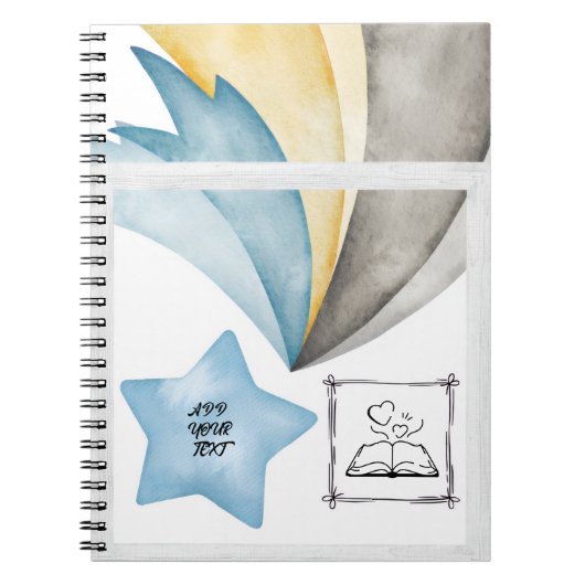 Custom Spiral Photo Notebook Notitieboek (Voorkant)