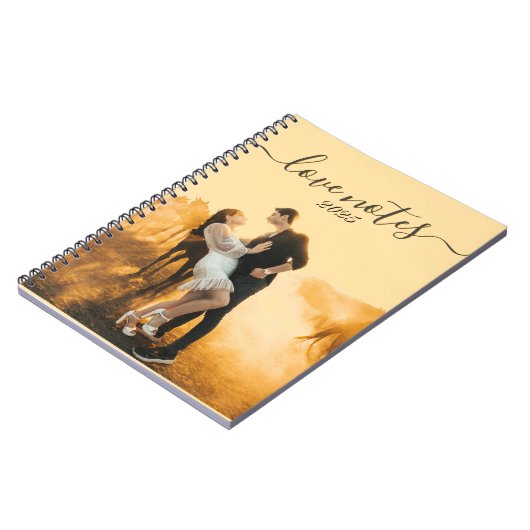 Custom Spiral Photo Notitieboek met uw eigen tekst (Linkerzijde)