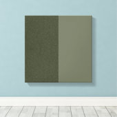 Custom Split Moss Green Canvas — Textuur + Solid Afdruk (Insitu (Houten vloer))