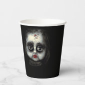 Custom Spooky AF Halloween Party Papieren Bekers (Achterkant)