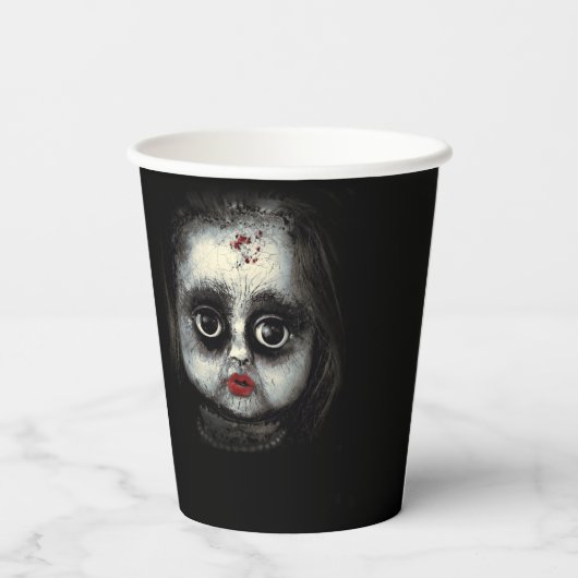 Custom Spooky AF Halloween Party Papieren Bekers (Achterkant)