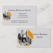 Custom Sport Basketbal Fitness Coach Visitekaartje (Voorkant / Achterkant)