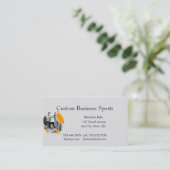 Custom Sport Basketbal Fitness Coach Visitekaartje (Staand voorkant)