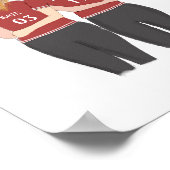 Custom, sport, spelers, beste vrienden, poster (Hoek)