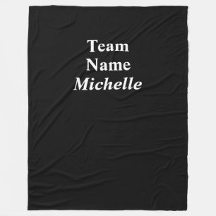 Custom Sport Team Naam Fleece Deken