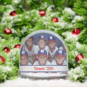 Custom Sports Team Keepsake Sneeuwbol (Kerstmis)