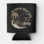 Custom Spring Break Meisjes Trip Schattige Beach S Blikjeskoeler (Voorkant)