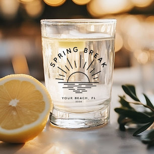 Custom Spring Break Summer Girlfriend Trip Shot Glas