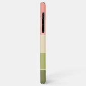 Custom Spring Groen Koraal Rood Blush Roze Strepen Case-Mate iPhone Case (Achterkant/links)