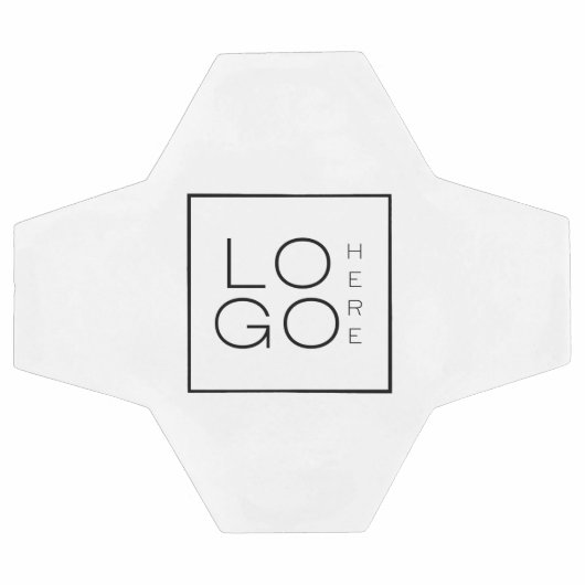 Custom Square Business Logo Branded Gepersonalisee Voetbal (Enkel)