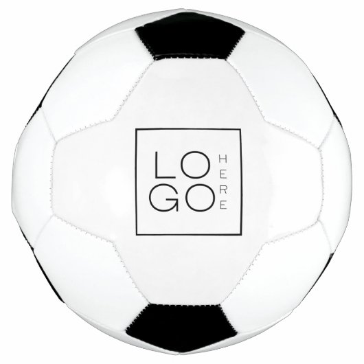 Custom Square Business Logo Branded Gepersonalisee Voetbal (Voorkant)