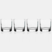 Custom St Patrick's Day Pinup Meisje met Shamrock Whisky Glas (Rechts)