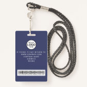 Custom Staff Barcode Event Violet Badge (Achterkant met draagriem)