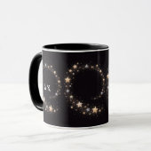 Custom Star Spiral Initials Gift Mug Mok (Voorkant links)