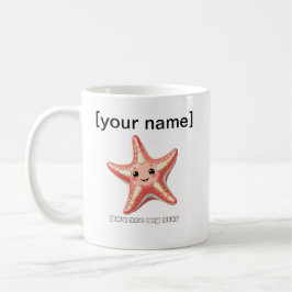 Custom Starfish Mug – You Are My Star Koffiemok