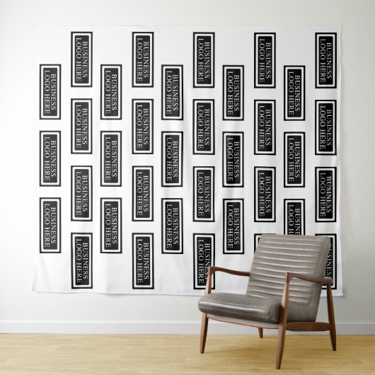 Custom Step and Repeat Fabric Backdrop Wandkleed (In Situ (horizontaal))