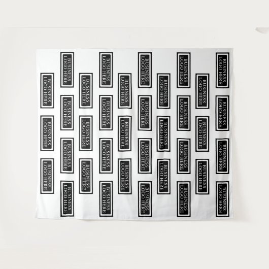 Custom Step and Repeat Fabric Backdrop Wandkleed (Voorkant (horizontaal))